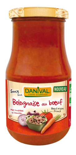 Danival Sauce bolognaise au boeuf bio 430g